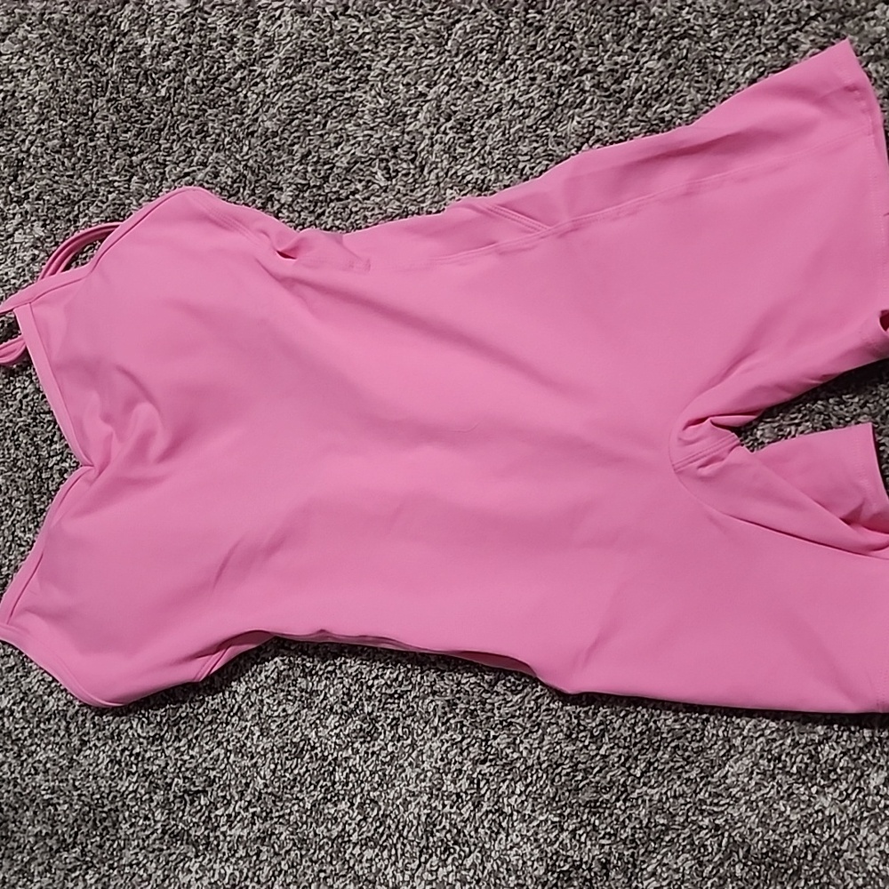 Pink Women's Seamless Bodysuit